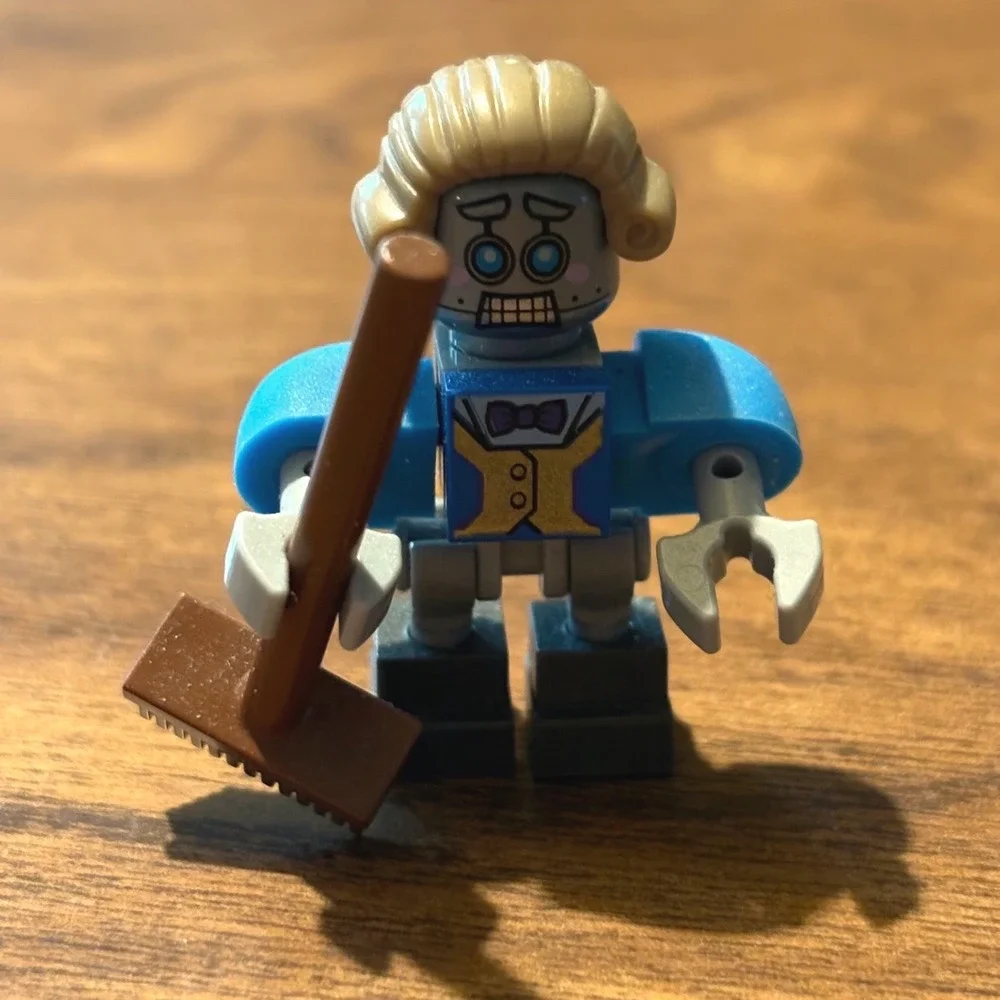 LEGO Nexo Knights Protocol Bot Minifigure 70357 Fancy Pants Robot nex114 Broom